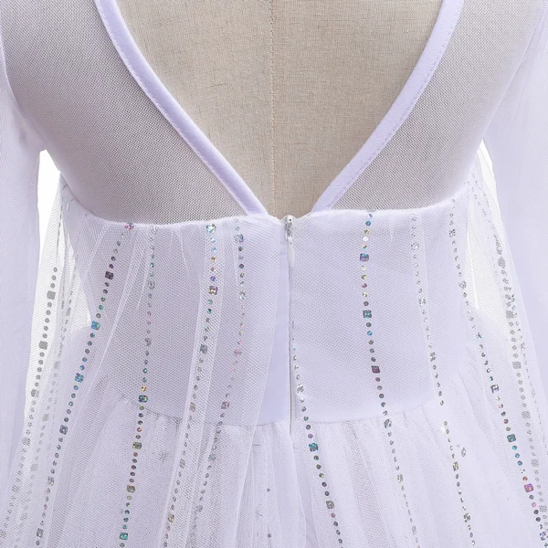 Disney Frozen 2 Cosplay Costumes for Girls Anna & Elsa Princess Snow Queen Long Dresses Halloween Party Carnival Clothes Vestido - Image 5