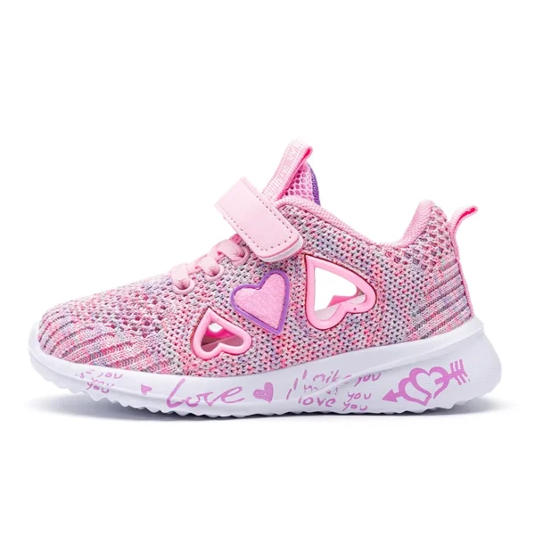 2023 Girls Casual Shoes Light Mesh Sneakers Kids Summer Children Autumn Tenis Cute Sport Cartoon Female Running Sock Footwear 8 - Image 2