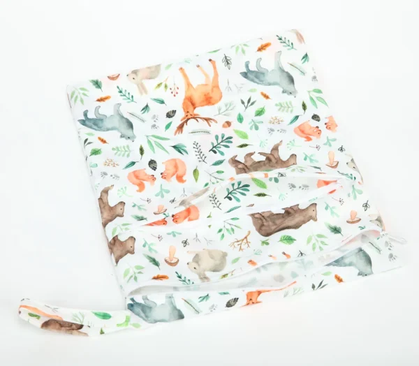[Sigzagor]Wet Dry Bag With Two Zippered For Baby Diapers Nappies Waterproof Reusable 36cmx29cm - Image 2
