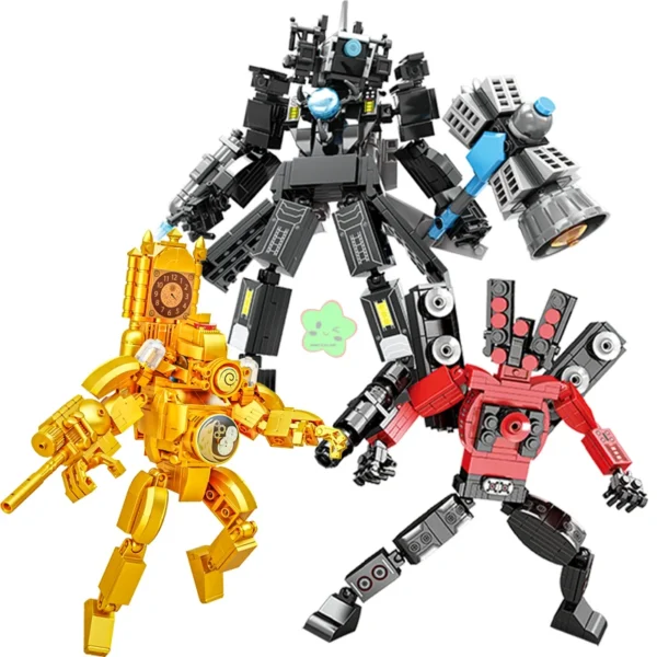 New Style Skibidi Toilet Man Monitor Man Titan Speaker Man Titan Camera Titan Monitor Titan Block Toys Gifts for Boys and Girls - Image 2