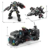 Compatible with Lego 585Pcs City Police Station SWAT Truck Car Building Blocks DIY Toys for Boys Kids Gifts - Image 4