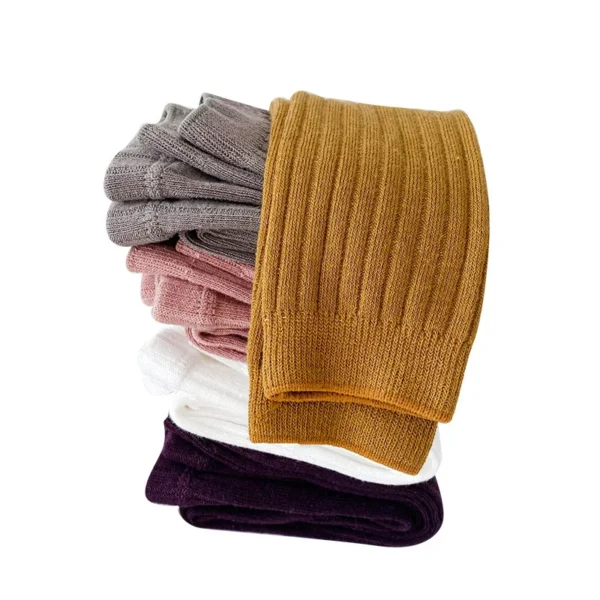 Spring Autumn Baby Pants Newborn Girls Leggings Soild Color Cotton Ribbed Pants Kids Children Leggings 0-6 Years for Girls Boys - Image 6