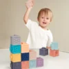Baby blocks touch toys soft cubes for children montessori bebe kids Toy Building Blocks 3D Massage Rubber Vinyl bath Squeeze Toy - Image 6