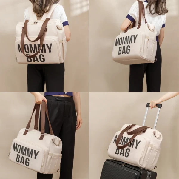 PANGDUBE 3pcs/set Mom Bag Large Capacity Diaper Bag Handbag Backpack for Father Baby Nappy Bag Maternity Bags Dad Backpack - Image 2