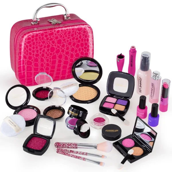 Children's Simulation Makeup Toys Girls Educational GIfts Lipstick Nail Polish Cosmetic Toy Set Kids Pretend Play Fashion Toys - Image 4