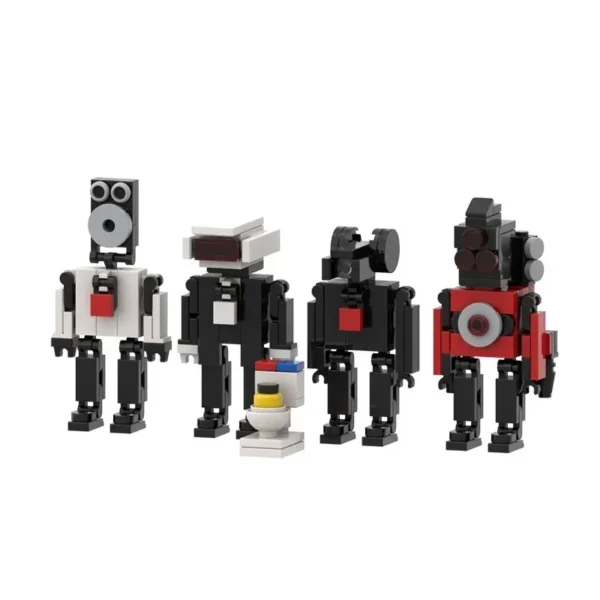 Skibidi Toilet Titan TV Man Speakerman Horror Game Bosses Camara Building Block Cartoon Doll Model Kids Birthday Halloween Gift - Image 6