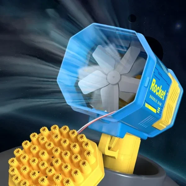 40 Hole Rocket Launcher Handheld Portable Electric Automatic Bubble Gun Party Birthday Gift Toy(without Bubble Water) - Image 5