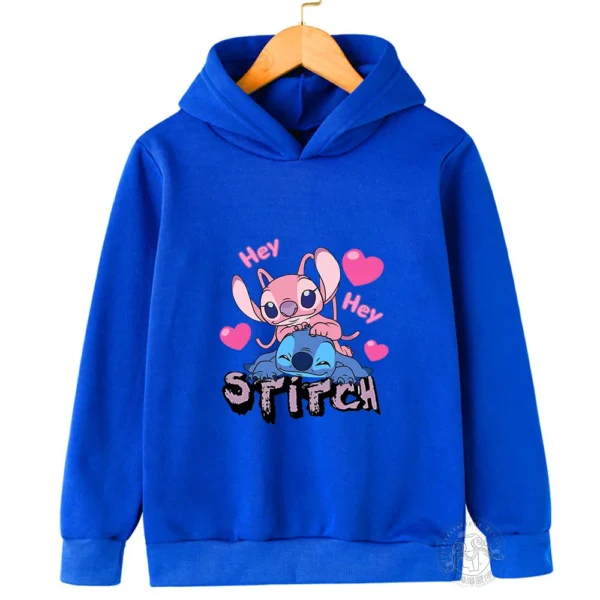 Disney Stitch Street Fashion Sweater for Boys and Girls, Children's Sports Pullover, Outdoor Sports Hoodie - Image 6