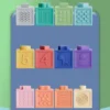 Baby blocks touch toys soft cubes for children montessori bebe kids Toy Building Blocks 3D Massage Rubber Vinyl bath Squeeze Toy - Image 4