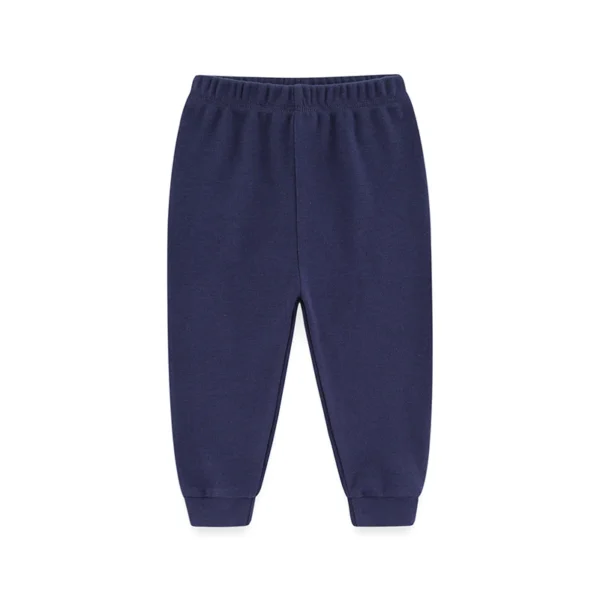 Kiddiezoom 1 Pcs Four Seasons Fashion Solid 100%Cotton Baby Boy Girl Pants Soft 100%Cotton Infants Trousers Accessories - Image 6