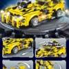 New 2 in 1 Deformation Robot Mecha Building Blocks Sets Bricks kit Transform Cars Birthday Toys Kids Children Gifts for Boys - Image 4