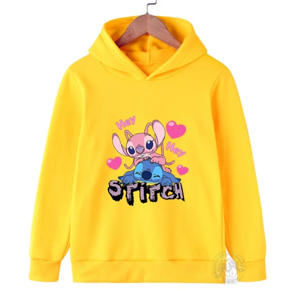 Disney Stitch Street Fashion Sweater for Boys and Girls, Children's Sports Pullover, Outdoor Sports Hoodie - Image 2