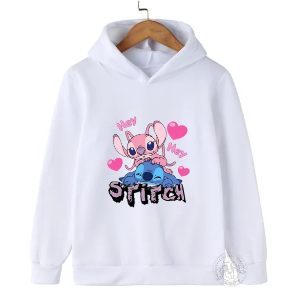 Disney Stitch Street Fashion Sweater for Boys and Girls, Children's Sports Pullover, Outdoor Sports Hoodie - Image 5