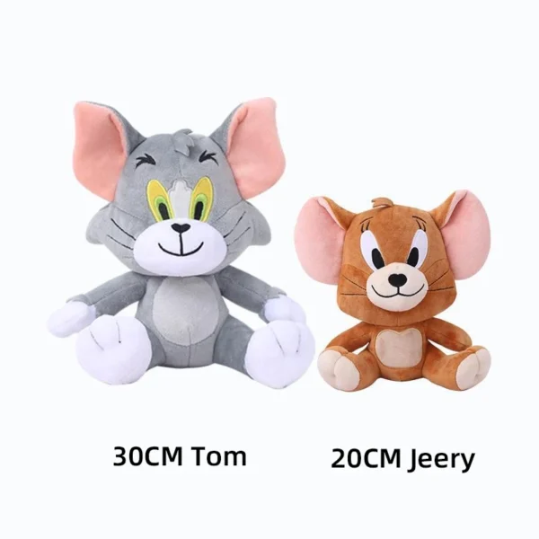Anime Tom And Jerry Plush Toy Cartoon Movie Figures Cat Mouse Cute Plushies Stuffed Animal Doll Toys For Kids Gift Free Shipping - Image 5