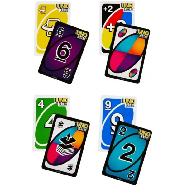 Mattel UNO FLIP! Games Family Funny Entertainment Board Game Fun Playing Cards Kids Toys Gift Box uno Card Game Kids Toys - Image 5