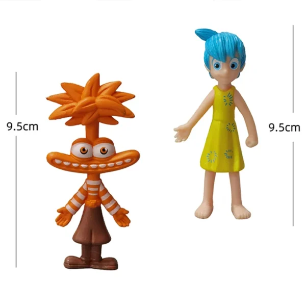 6Pcs/Set New Inside Out 2 Action Figure Toy Cartoon Movie Joy Anxiety Anger Sadness Disgust Fear Model Doll Figurines Kids Gift - Image 4