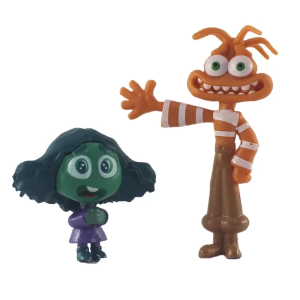10pcs/Set Inside Out 2 Action Figure Toy Cartoon Movie Joy Anxiety Anger Sadness Disgust Fear Model Doll Figurines Kids Gift - Image 2
