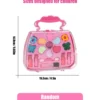 Children's beauty makeup bag toy for girl ,Kids Little handbag, princess washable, pretend toy, non-toxic and safe birthday gift - Image 5