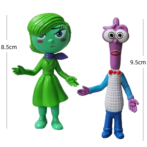 6Pcs/Set New Inside Out 2 Action Figure Toy Cartoon Movie Joy Anxiety Anger Sadness Disgust Fear Model Doll Figurines Kids Gift - Image 2