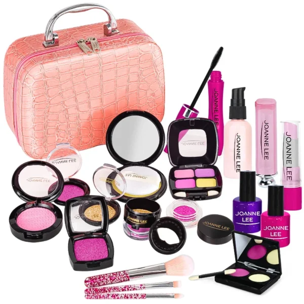 Children's Simulation Makeup Toys Girls Educational GIfts Lipstick Nail Polish Cosmetic Toy Set Kids Pretend Play Fashion Toys - Image 3