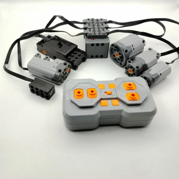 Technical Electronic building block RC set micro-motor refit accessories power functions Parts DIY Car Truck bricks kids toy - Image 5