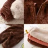 Winter Baby Clothes Cute Cartoon Bear Baby Rompers Pajamas Cotton Infant Boy Girls Animal Costume Zipper Jumpsuit 0-24 Months - Image 5