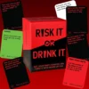 Risk It Or Drink It Fun Party Game For College Card Game Drinking Game Pregame Night Hilarious Dares Challenges Questions Adult - Image 5