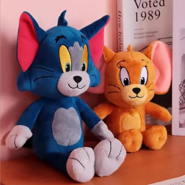 Anime Tom And Jerry Plush Toy Cartoon Movie Figures Cat Mouse Cute Plushies Stuffed Animal Doll Toys For Kids Gift Free Shipping - Image 3