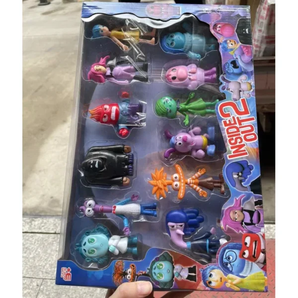 12Pcs/Set Disney Inside Out 2 box Action Figure Toy Cartoon Movie Joy Anxiety Anger Sadness Disgust Fear Model Doll Kids Gift - Image 6