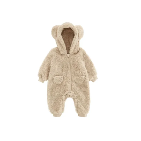 0-2Y Newborn Baby Rompers Spring Autumn Warm Fleece Baby Boys Costume Baby Girls Clothing Animal Overall Baby Outwear Jumpsuits - Image 5