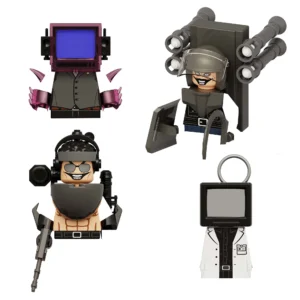 KDL829 SWAT MUTANT Building Blocks SKIBIDI G-toilet Titan Clock TV Camera Speaker Scientist Plunger Man Figures Bricks Doll Toys