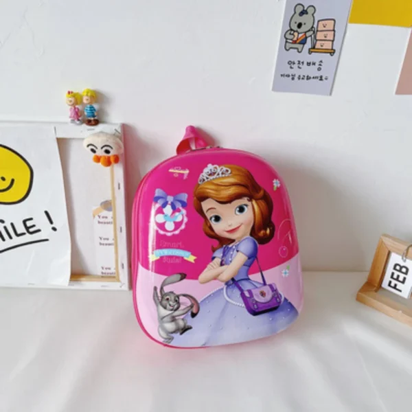 Minnie Cute Girl Backpack Disney Cartoon Spriderman Children Backpack Mickey Kids Schoolbag Elsa Shoulder Bag - Image 3