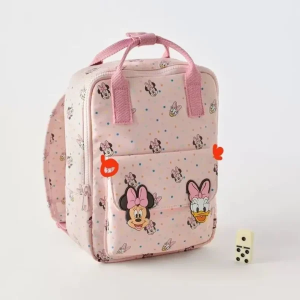 Disney cartoon Minnie Mouse New Kids Backpack Mini Schoolbag Girls and Boys Cute Shoulder Bag - Image 2