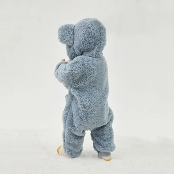 0-2Y Newborn Baby Rompers Spring Autumn Warm Fleece Baby Boys Costume Baby Girls Clothing Animal Overall Baby Outwear Jumpsuits - Image 3