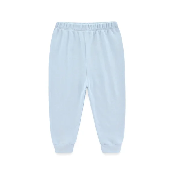 Kiddiezoom 1 Pcs Four Seasons Fashion Solid 100%Cotton Baby Boy Girl Pants Soft 100%Cotton Infants Trousers Accessories - Image 5