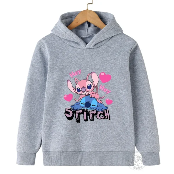 Disney Stitch Street Fashion Sweater for Boys and Girls, Children's Sports Pullover, Outdoor Sports Hoodie - Image 3