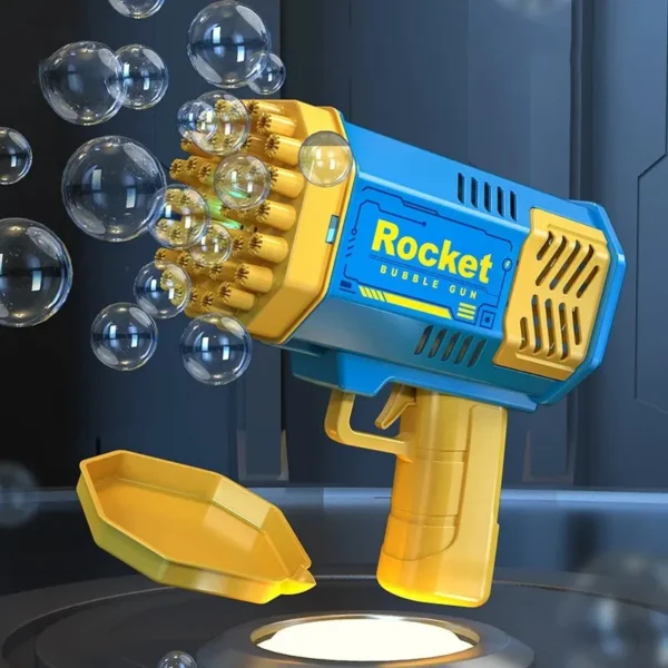 40 Hole Rocket Launcher Handheld Portable Electric Automatic Bubble Gun Party Birthday Gift Toy(without Bubble Water) - Image 4