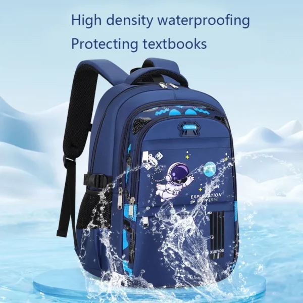 Backpack for Boys Schoolbag for Kids Children Teens Girls Elementary Middle Waterproof Lightweight Kid Bookbag Backpacks Daypack - Image 4