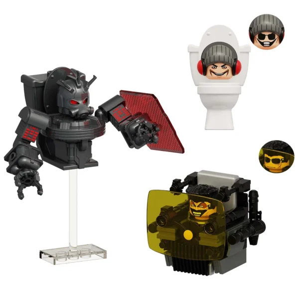 KDL829 SWAT MUTANT Building Blocks SKIBIDI G-toilet Titan Clock TV Camera Speaker Scientist Plunger Man Figures Bricks Doll Toys - Image 3