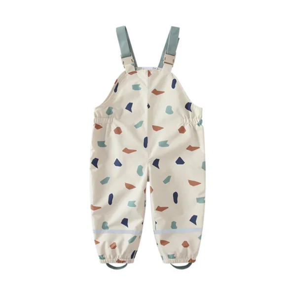 HONEYKING Children Waterproof Rain Pants Baby Jumpsuits Boys Girls Overalls Pants Fashion Kids Overalls - Image 2