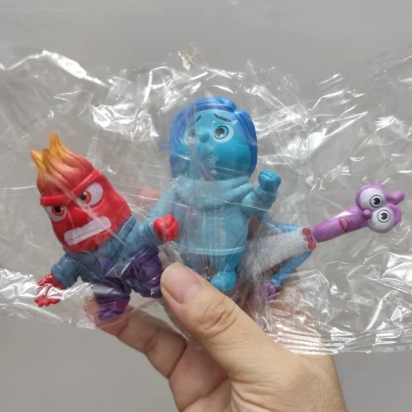 6Pcs/Set New Inside Out 2 Action Figure Toy Cartoon Movie Joy Anxiety Anger Sadness Disgust Fear Model Doll Figurines Kids Gift - Image 5