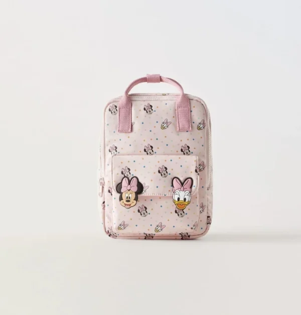 Disney cartoon Minnie Mouse New Kids Backpack Mini Schoolbag Girls and Boys Cute Shoulder Bag - Image 4