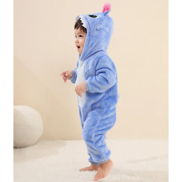 Baby Kigurumi Stitch Cartoon Romper Infant Kids Animal Jumpsuit Toddler Clothes Bodysuits Girls Boys Cosplay Pyjamas Costumes - Image 4