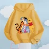 Winnie the Pooh Children Clothes Kids Suit Sweater Boy Girl Tigger Fleece Hoodies Pullover Sweatshirt Pant Baby Girls Tracksuit - Image 4