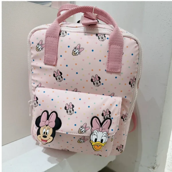 Disney cartoon Minnie Mouse New Kids Backpack Mini Schoolbag Girls and Boys Cute Shoulder Bag - Image 6