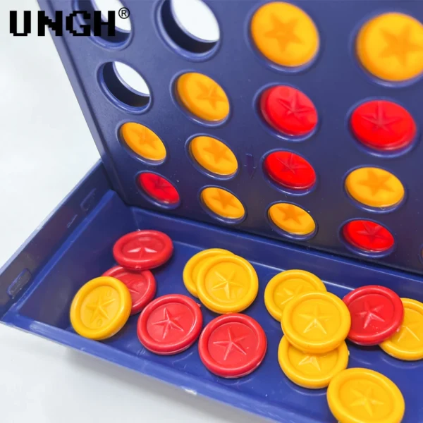 UNGH Four In A Row Bingo Chess Connect Classic Family Board Game Toys Fun Educational Toy for Kids Children Entertainment Game - Image 5