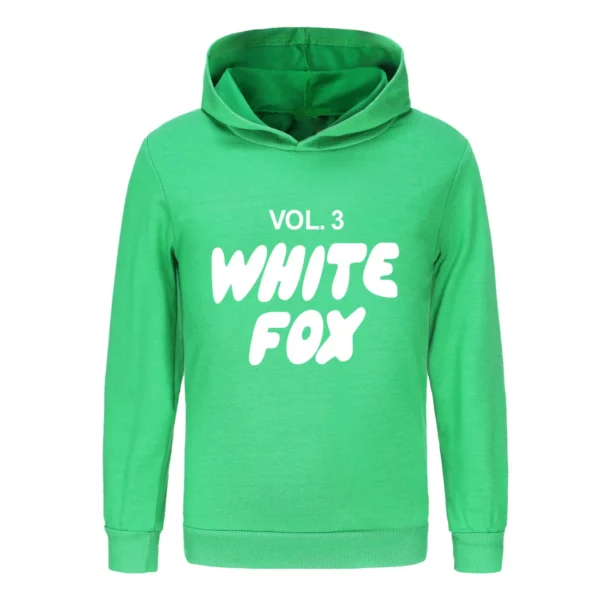 New children vol.3 white f0x Hoodies Tees Cotton Boys Spring Clothes Shirts Teen Girls T-Shirt Little Kids Hooded Tops3777 - Image 5