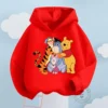 Winnie the Pooh Children Clothes Kids Suit Sweater Boy Girl Tigger Fleece Hoodies Pullover Sweatshirt Pant Baby Girls Tracksuit - Image 2