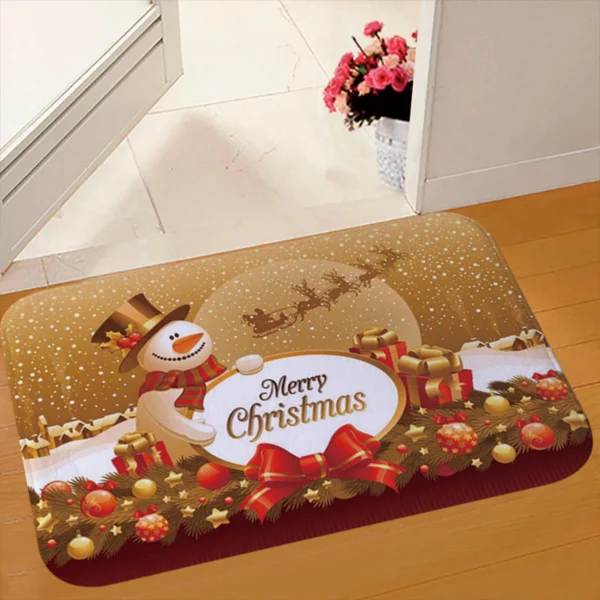 Christmas Door Mat Santa Claus Outdoor Carpet Merry Christmas Decorations For Home 2024 Navidad Xmas Ornament New Year 2025 - Image 5