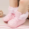 KIDSUN 2021 Winter New Baby Booties Boy Girl Boots Cotton Soft-Sole Non-Slip Warm Toddler First Walkers Infant Crib Shoes - Image 6